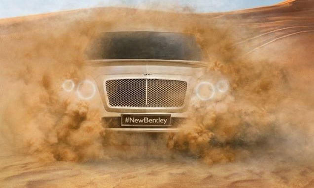 Bentley laat nieuwe front SUV zien
